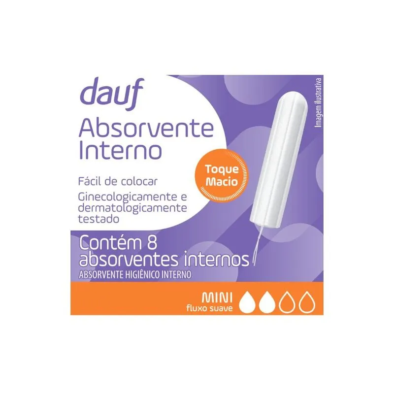 Absorvente Dauf Interno Mini 8 Unidades