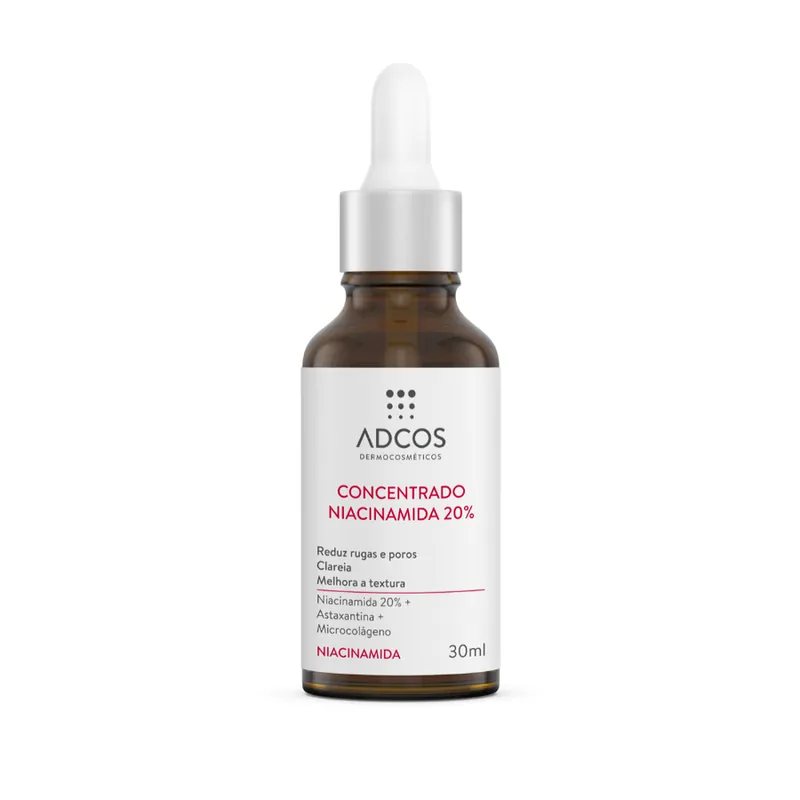 Sérum Facial Adcos Niacinamida 20% com Astaxantina 30ml