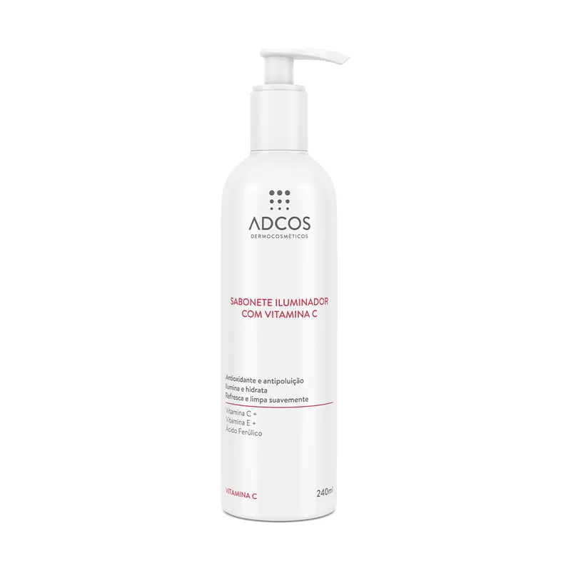 Sabonete Líquido Adcos Iluminador Vitamina C 240ml