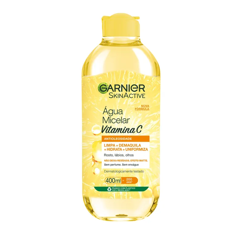 Água Micelar Garnier SkinActive Antioleosidade com Vitamina C 400ml