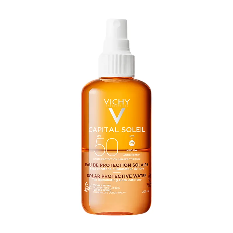 Água Solar Vichy Capital Soleil Iluminadora FPS50 200ml