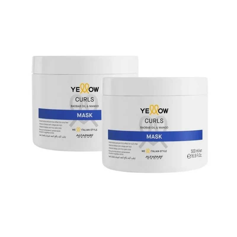 Alfaparf Group Yellow Curls - Kit 2 Máscaras - 500g