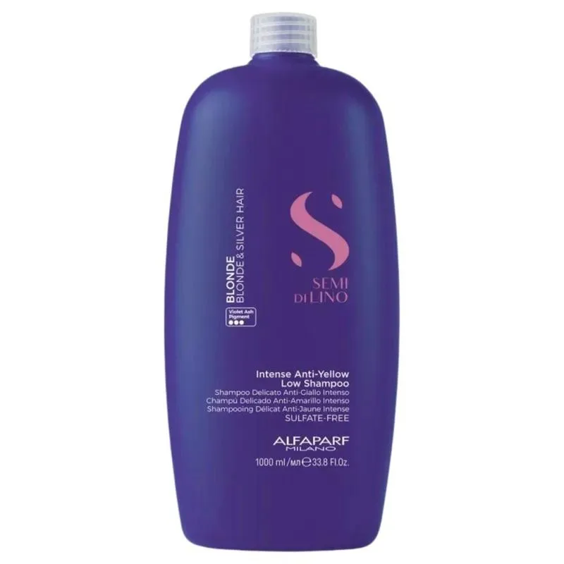 Alfaparf Semi Di Lino Blonde Intense Anti-Yellow - Shampoo 1000ml