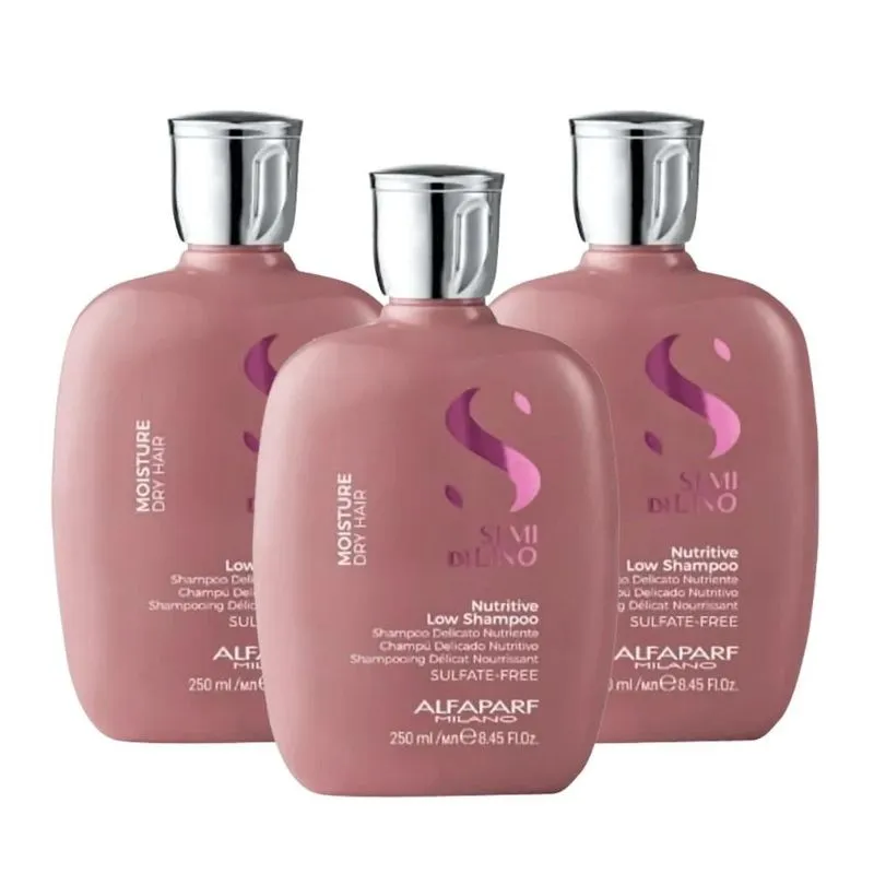 Alfaparf Semi Di Lino Moisture Nutritive Kit 3 Shampoo 250ml