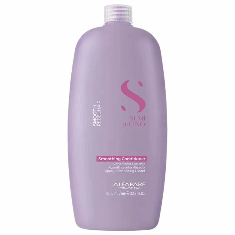 Alfaparf Semi Di Lino Smoothing Rebel Hair - Condicionador 1000ml
