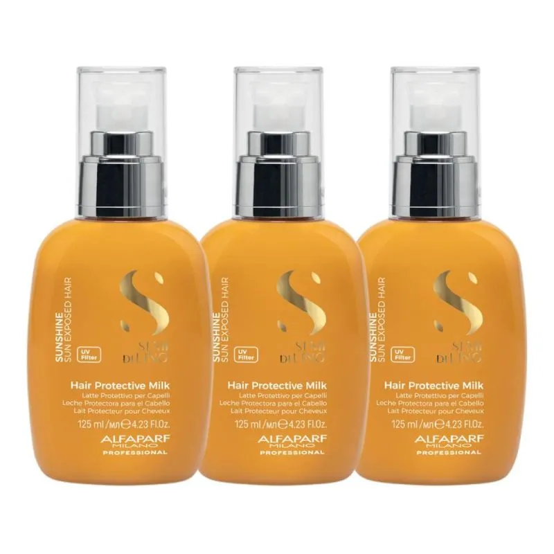 Alfaparf Semi Di Lino Sunshine - Kit 3 Leave-in 125ml