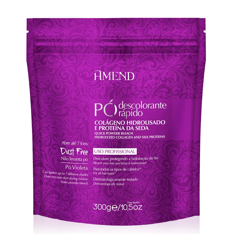 Amend Pó Descolorante Colágeno e Proteina da Seda 300g