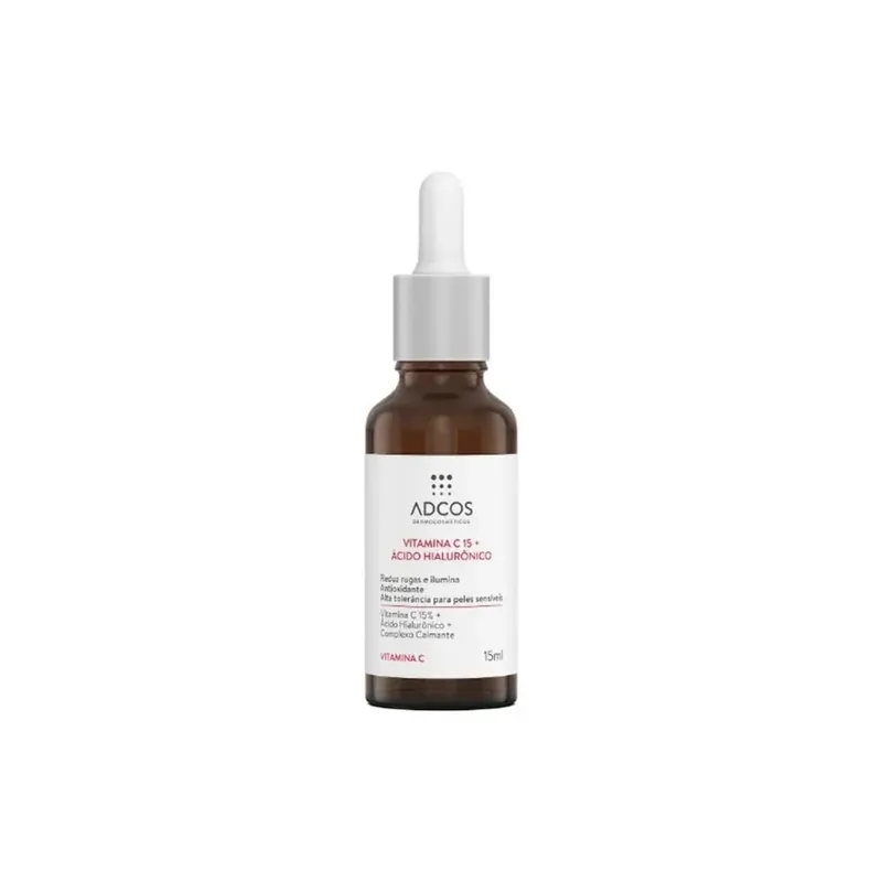 Sérum Adcos Anti Idade com Vitamina C 15 e Ácido Hialurônico 15ml