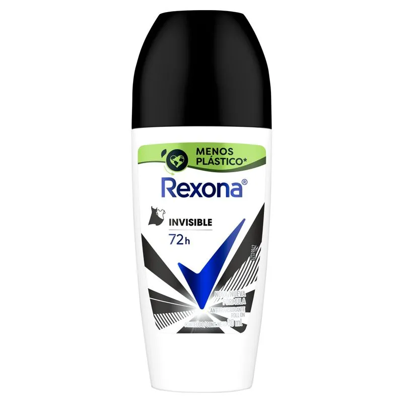 Antitranspirante Rexona Roll-On 72h Invisible 50ml