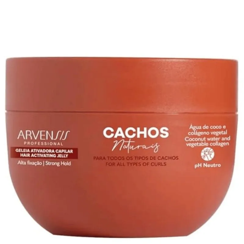Arvensis - Cachos Naturais - Geleatina Ativadora Fixação Forte - 300g