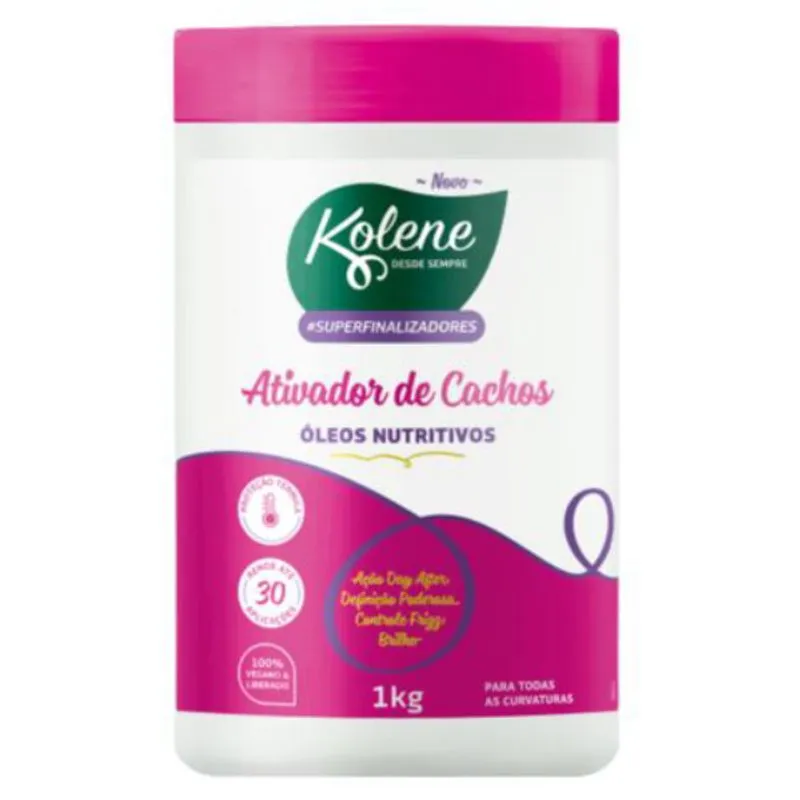 Ativador De Cachos Kolene 1Kg Super Rosa