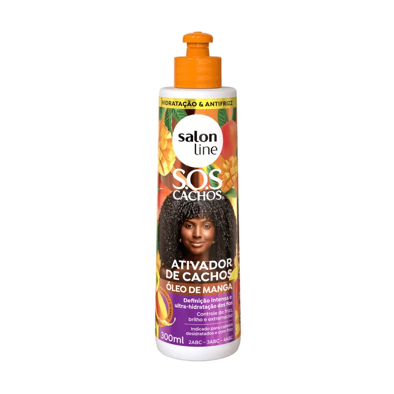 Ativador de Cachos Salon Line SOS Cachos Óleo de Manga 300ml