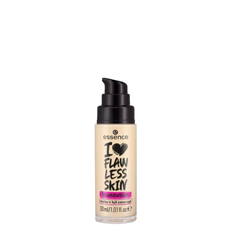 Base Líquida Matte - Essence I Love Flawless Skin FPS 20 20 Medium Porcelain - 30ml