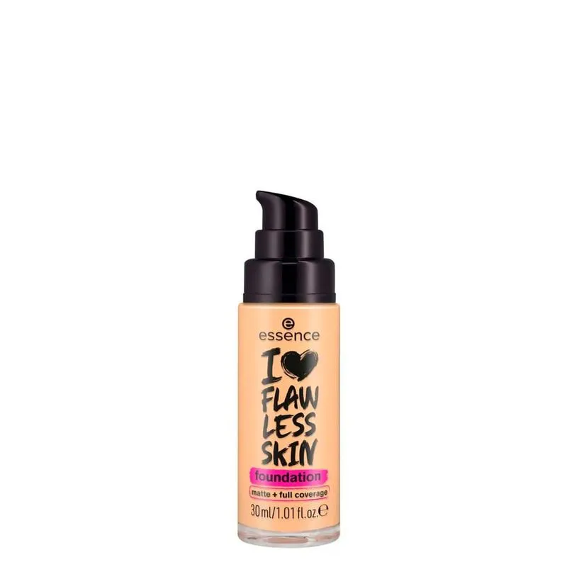 Base Líquida Matte - Essence I Love Flawless Skin FPS 20 60 Dark Ivory - 30ml