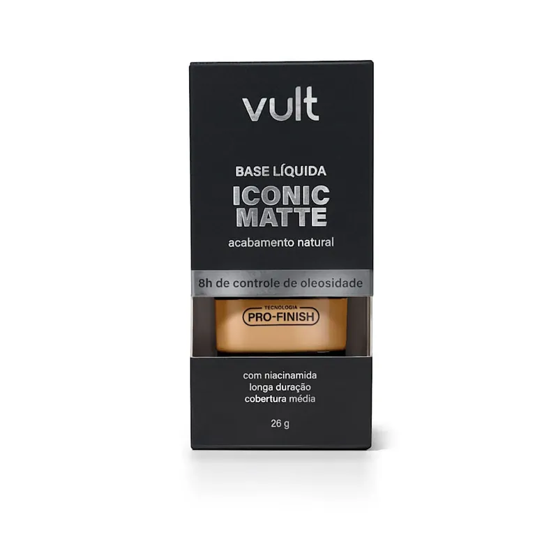 Base Líquida Vult Iconic Matte 200n 26g