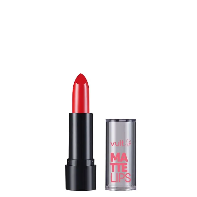 Batom Cremoso Matte Vult Hidra Lips 11 Vermelho Real 3,8 g