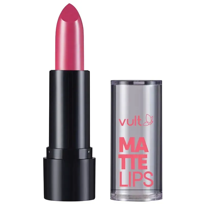 Batom Matte Lips Vermelho Carmim Vult 3,8g