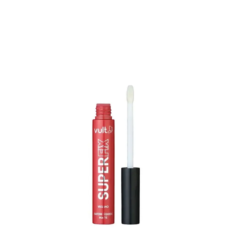 Batom Vult - Líquido Super Fix - 5ml - Vermelho Profundo