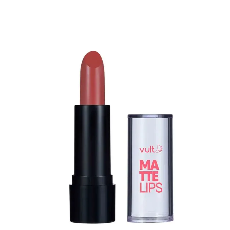 Batom Vult - Matte Lips - 3,8g - Rosa Paixão
