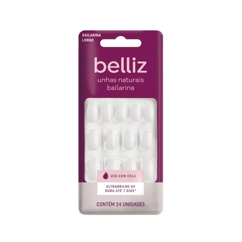 Belliz Unhas Naturais Bailarina