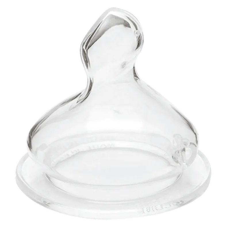 Bico para Mamadeira Kuka Big Ortodôntico para Líquidos Pastosos +6 meses Silicone Tamanho 2 1 Unidade