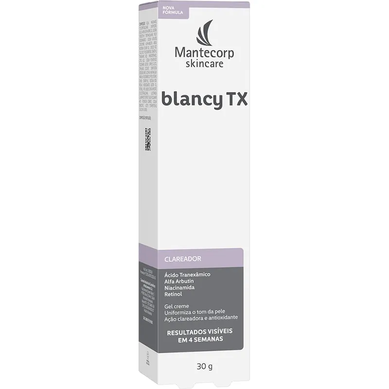 Gel Creme Facial Mantecorp Skincare Blancy TX Clareador 30g