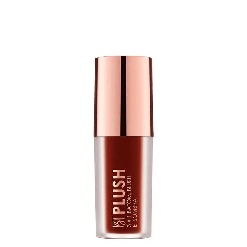 Bruna Tavares Bt Plush Nuts 3x1 Batom Blush e Sombra 6g