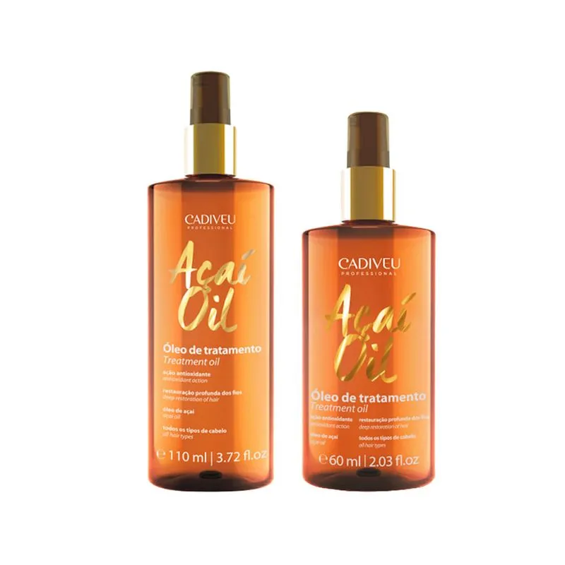 Cadiveu - Kit Açaí Oil Óleo de Tratamento 110ml + Óleo de Tratamento 60ml