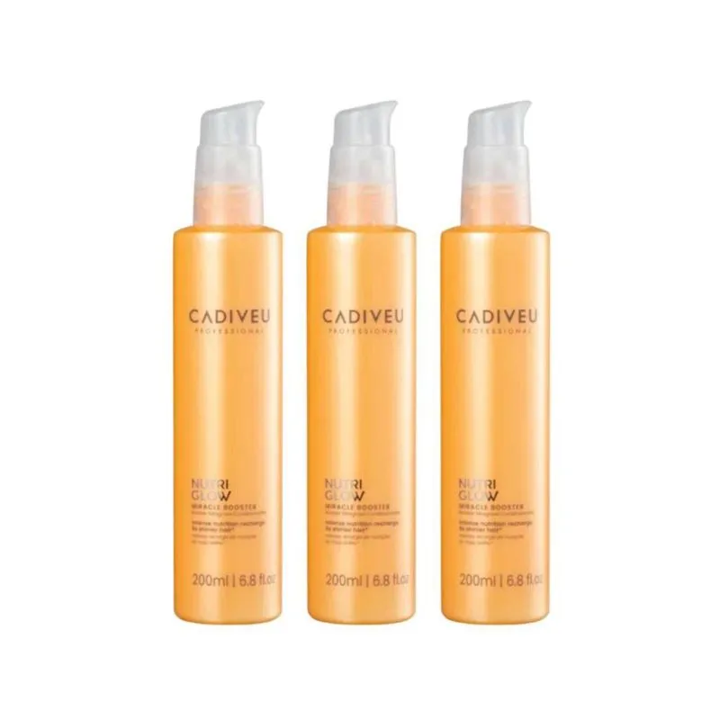 Cadiveu Nutri Glow Kit 3 Fluído de Tratamento 200ml