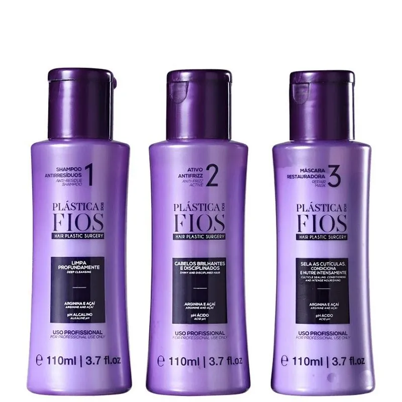Cadiveu Plástica dos Fios Kit Selagem Térmica 3x110ml