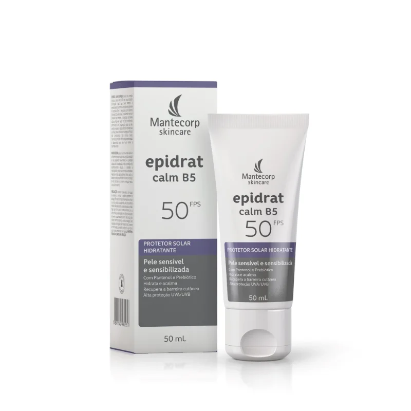 Protetor Solar Facial Epidrat Calm B5 FPS50 Hidratante 50ml