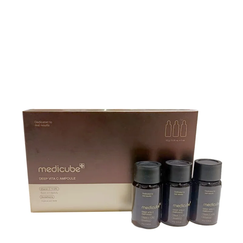 Medicube - Deep Vitamina C - Kit Ampolas Faciais - 3 Ampolas de 10g