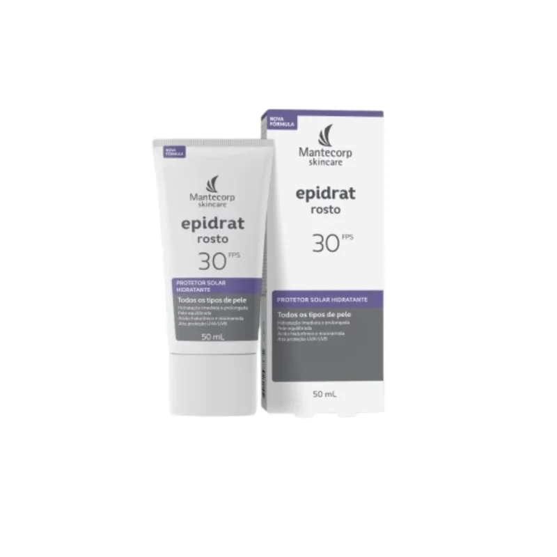 Protetor Solar Facial Epidrat Rosto FPS30 Hidratante 50ml