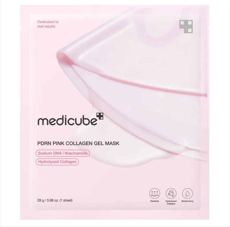 Máscara Facial Medicube Pdrn Pink Collagen 75ml 4 Unidades