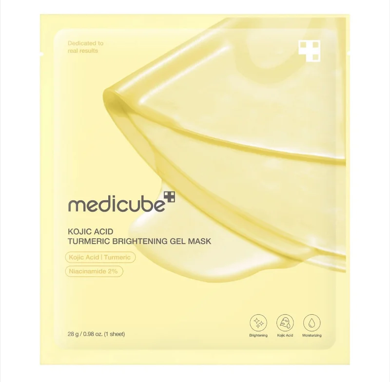 Máscara Facial Em Gel Medicube Kojic Acid 28g 4 Unidades