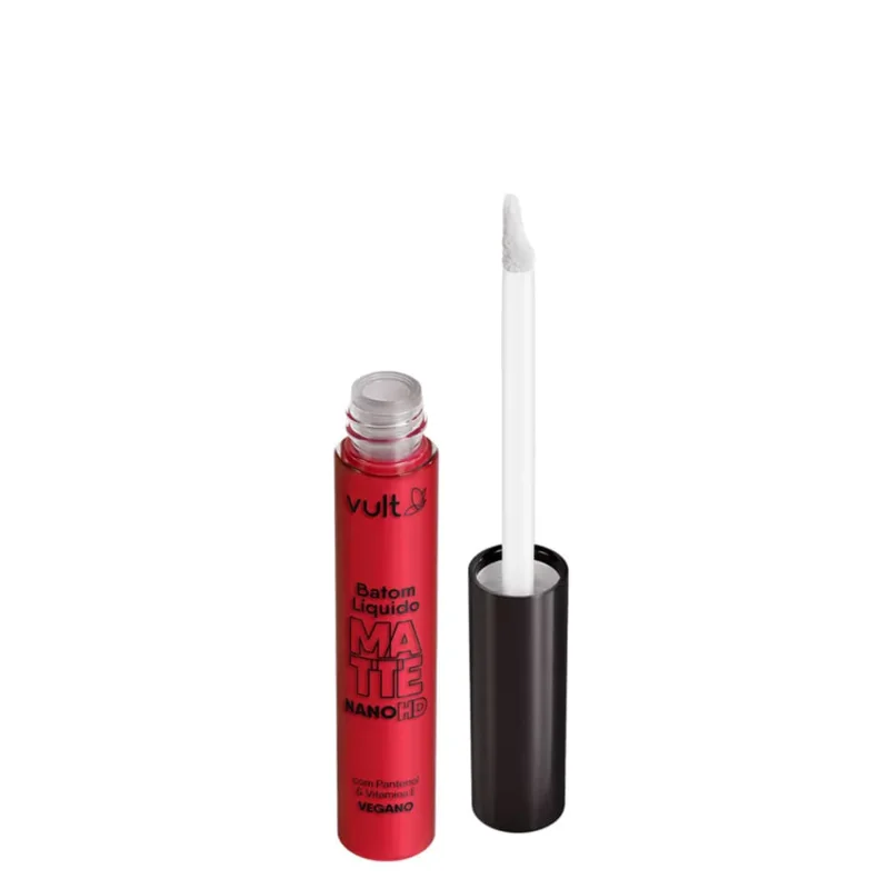 Batom Vult - Líquido Matte Nano HD - 5ml - Vermelho Rubi