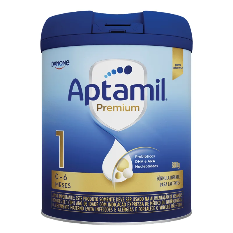 Fórmula Infantil Aptamil 1 Premium De 0 A 6 Meses 800g