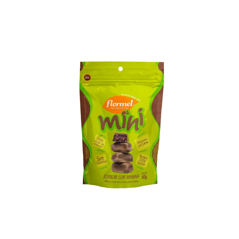 Mini Bombom Flormel Banana 60g