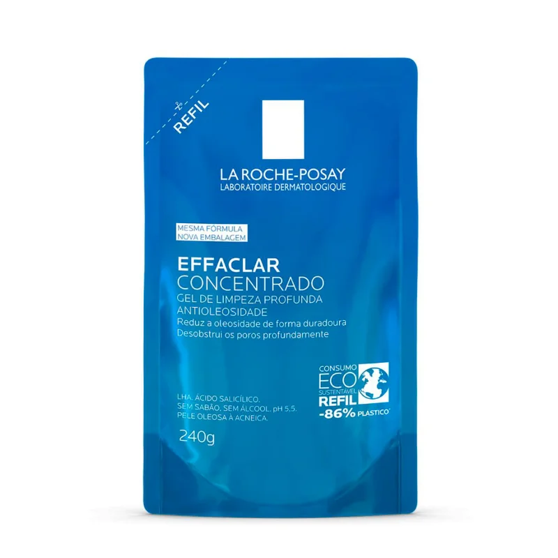 Gel de Limpeza Facial La Roche-Posay Effaclar Concentrado 240g