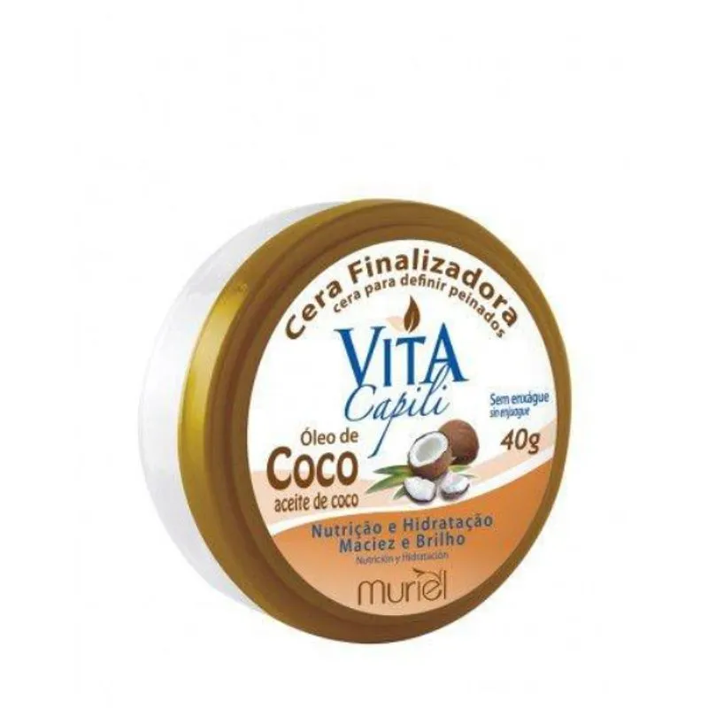 Cera Finalizadora Muriel Vita Capili 40g - Coco