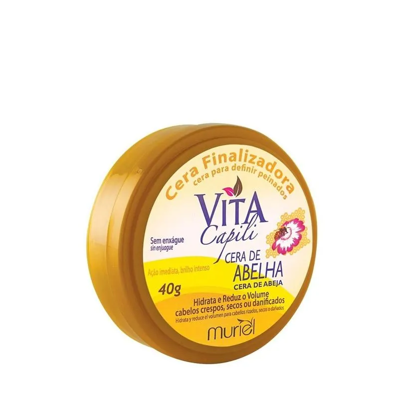 Cera Finalizadora Vita Capili Muriel 40g Abelha
