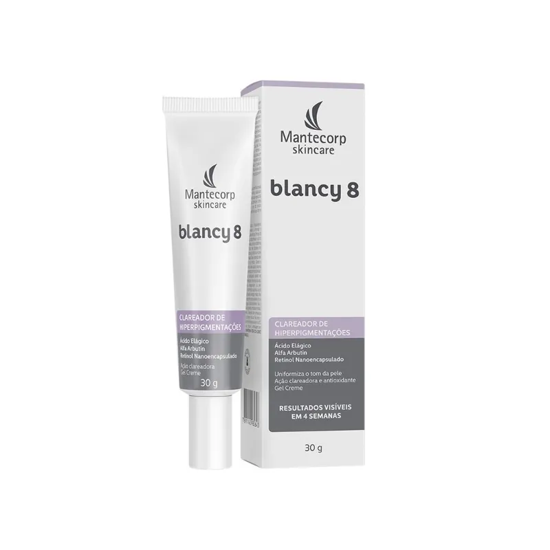 Gel Creme Facial Mantecorp Skincare Blancy 8 Clareador 30g