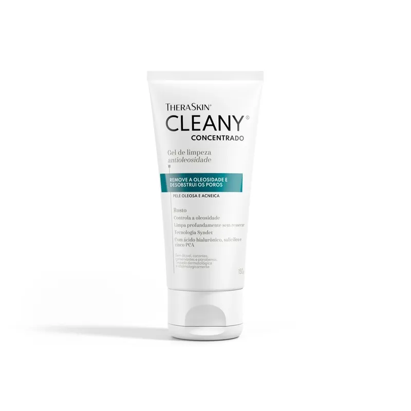 Gel de Limpeza Facial Theraskin Cleany Concentrado Antioleosidade 150ml
