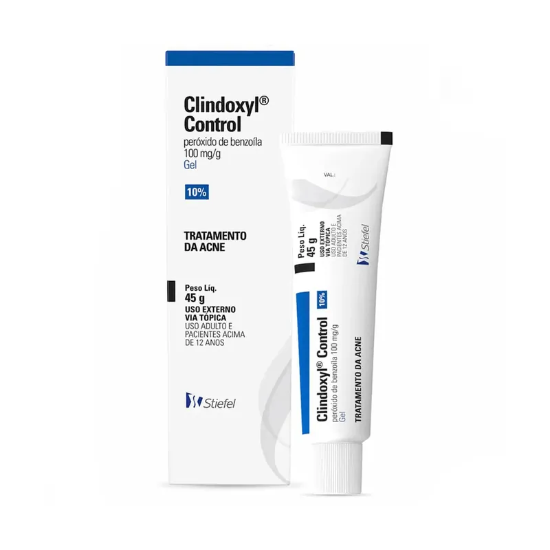Gel Facial Clindoxyl Control com Peróxido de Benzoíla 10% 45g