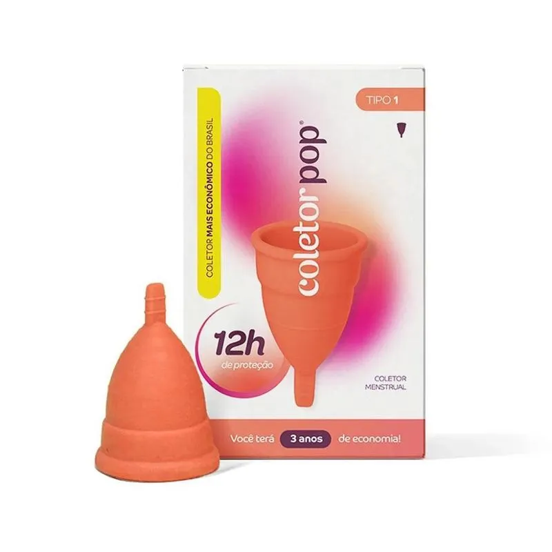 Coletor Menstrual Fleurity Pop T1 - 1 Unidade