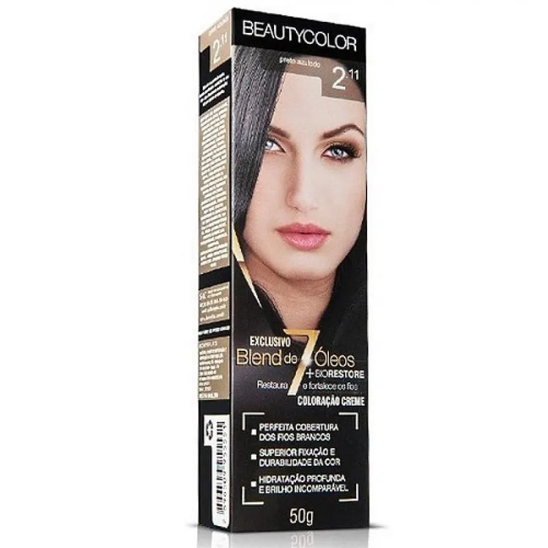 Coloração Beautycolor 2.11 Preto Azulado