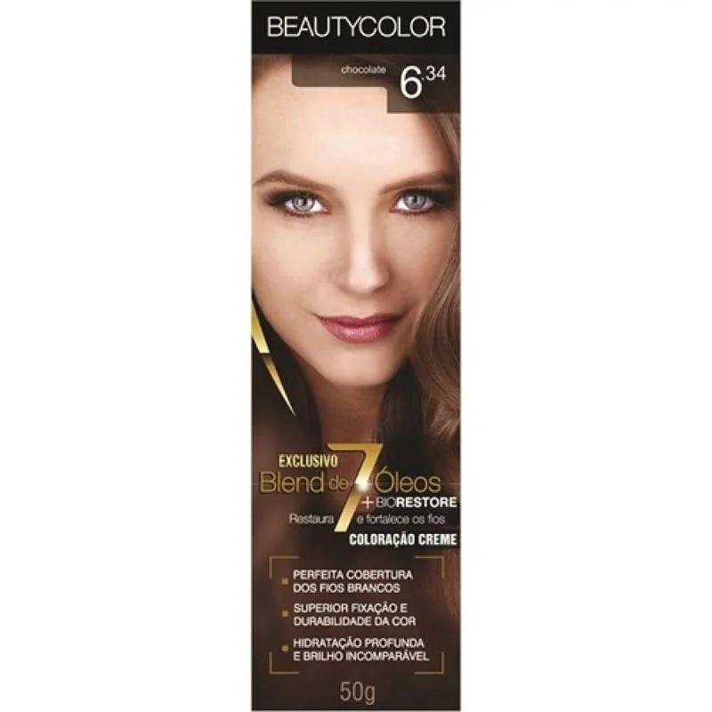 Coloração Beautycolor 6.34 - Chocolate