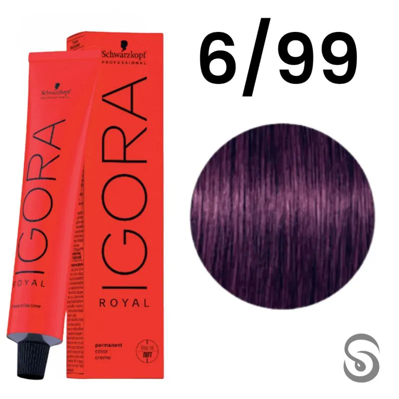 Coloração Igora Royal 6-99 Louro Escuro Violeta Extra Schwarzkopf