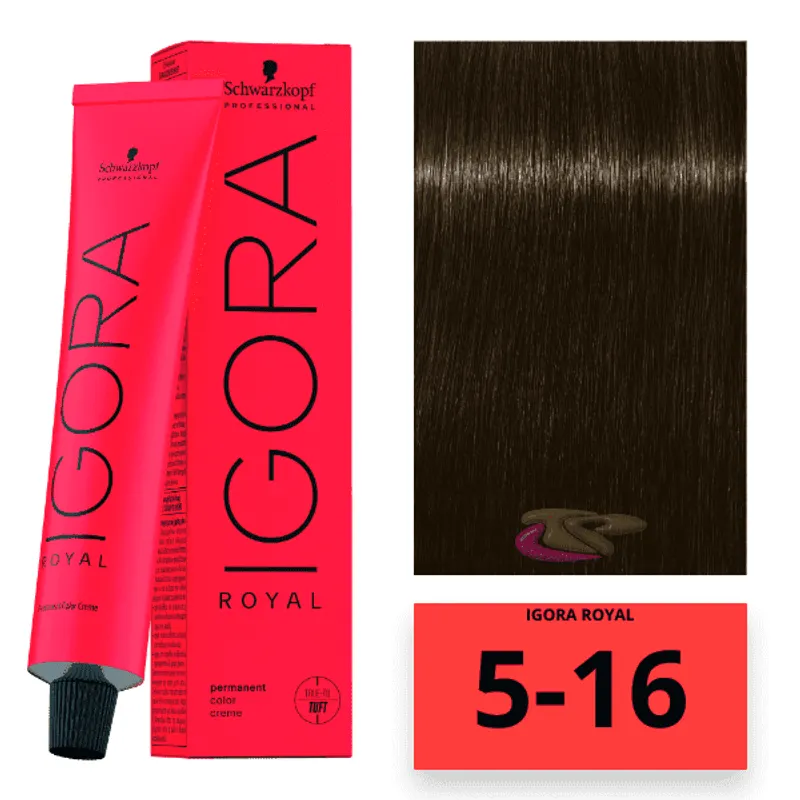 Coloração Schwarzkopf Igora Royal 5-16 60ml