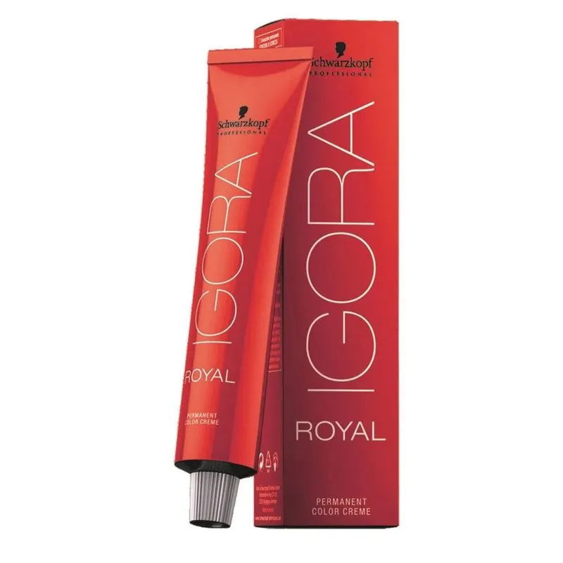 Coloração Schwarzkopf Igora Royal 60ml Cor:0-55 Tom Mistura Dourado